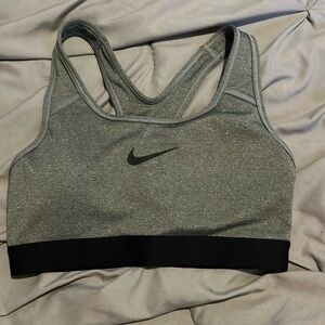 Nike Dri-fit gray sports bra